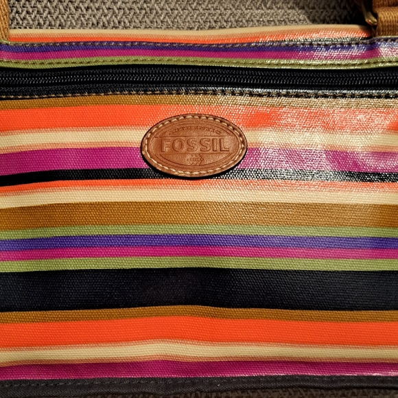 Fossil KeyPer Crossbody Bag Multicolor Stripes - Picture 4 of 7